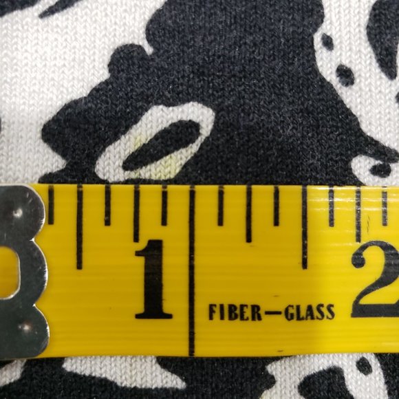 Jillian Jones Black & Cream Floral Print Silk Blend Twin Set, M - Picture 10 of 11